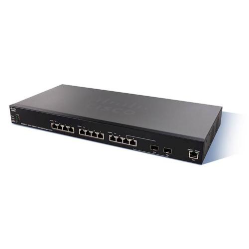 Switch Cisco SX350X-12, 12 porturi