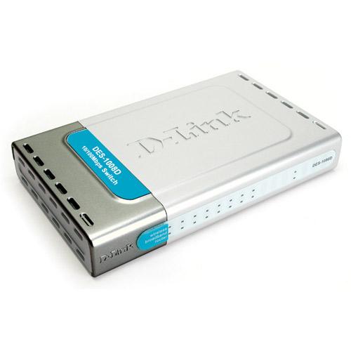 Switch D-Link DES-1008D, 8 port, 10/100 Mbps