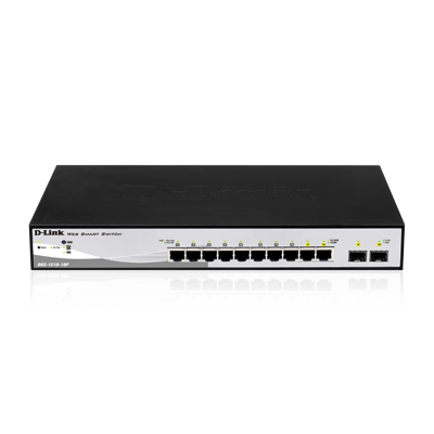 Switch D-Link DGS-1210-10P, 8 port, 10/100/1000 Mbps