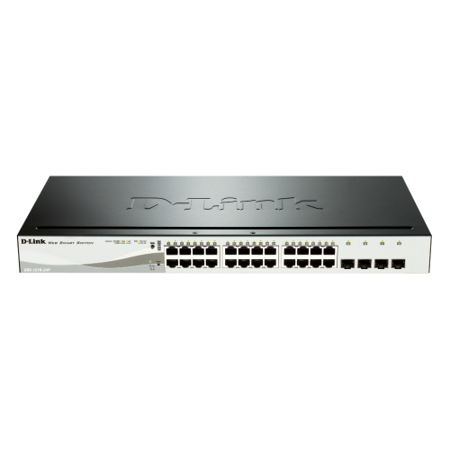 Switch D-Link DGS-1210-24P, 24 port, 10/100/1000 Mbps