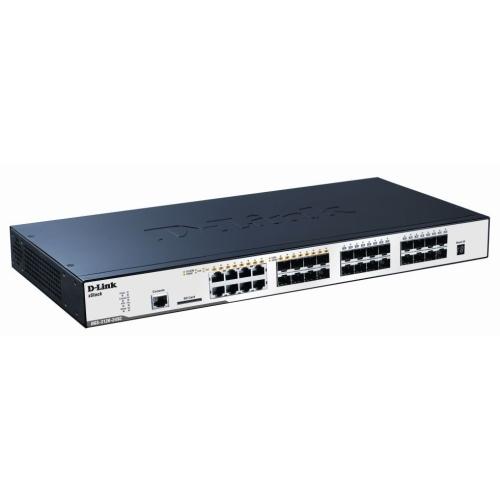Switch D-Link DGS-3120-24SC/SI, 24xporturi SFP, 8 portiru 10/100/1000Mbps