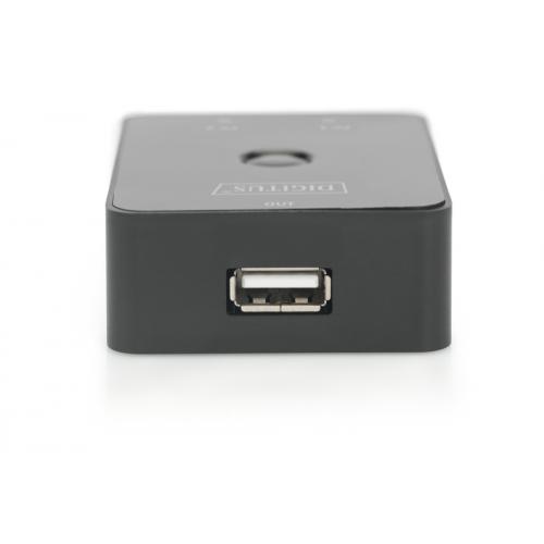 Switch Digitus KVM DA-70135-2, 1x USB, Black