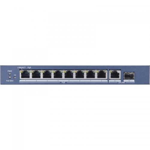 Switch Hikvision DS-3E0510P-E, 8-port, PoE