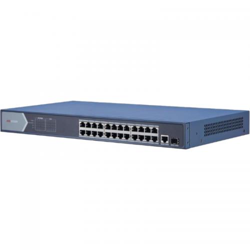 Switch Hikvision DS-3E0526P-E, 24-Port, PoE