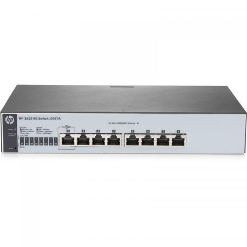 Switch HP 1820-8G Web Managed, 8xport