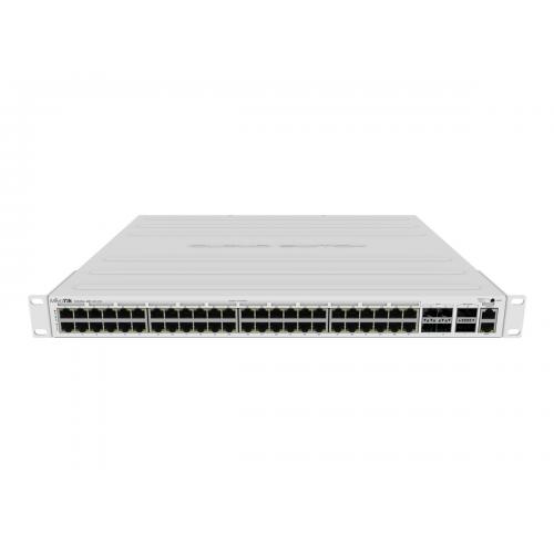 Switch MikroTik CRS354-48P-4S+2Q+RM, 48 porturi, PoE