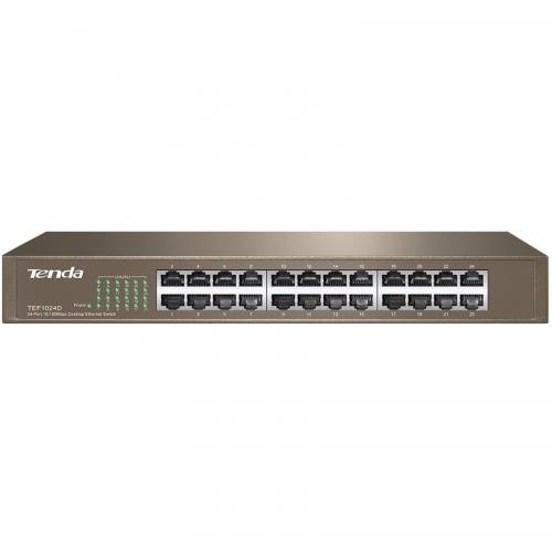 Switch Tenda TEF1024D, 24 port, 10/100Mbps