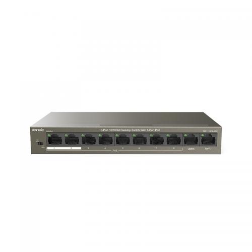 Switch Tenda TEF1110P-8-63W, 8 Port, 10/100 Mbps