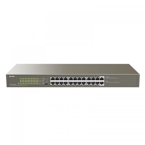 Switch Tenda TEG1124P-24-250W, 24 port, 10/100/1000 Mbps