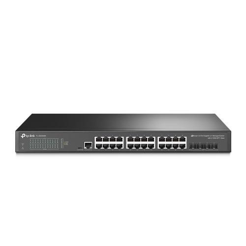 Switch TP-Link JetStream TL-SG3428X-UPS, 24 porturi