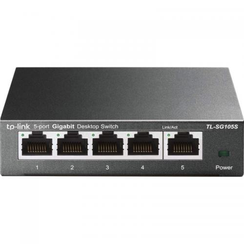 Switch TP-Link TL-SG105s, 5 port, 10/100/1000 Mbps