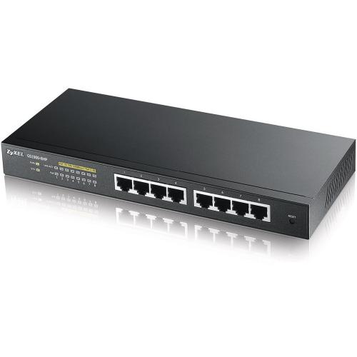 Switch Zyxel GS1900-8HP, 8 port, 10/100/1000 Mbps