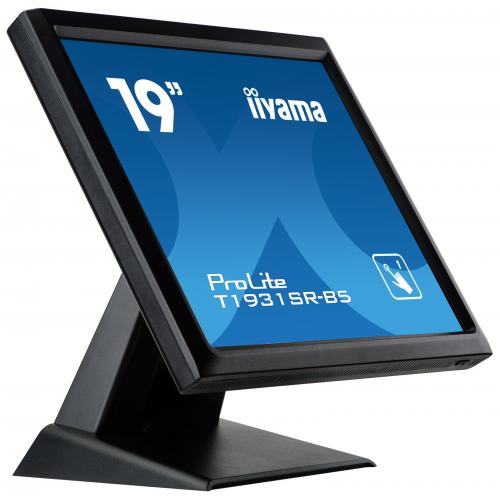 Monitor LED Touchscreen Iiyama Prolite T1931SR-B5, 19inch, 1280x1024, 5ms, Black
