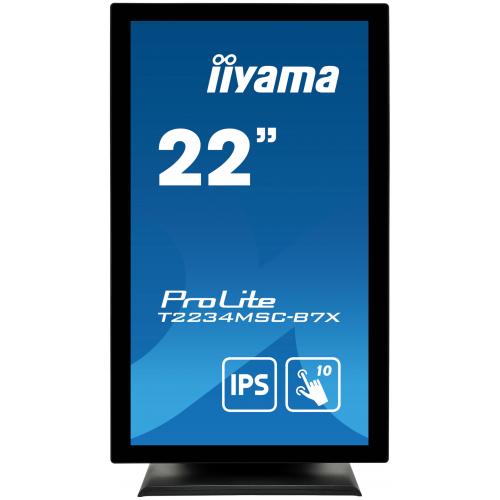 Monitor LED Iiyama T2234MSC-B7X, 21.5inch, 1920x1080, 8ms, Black