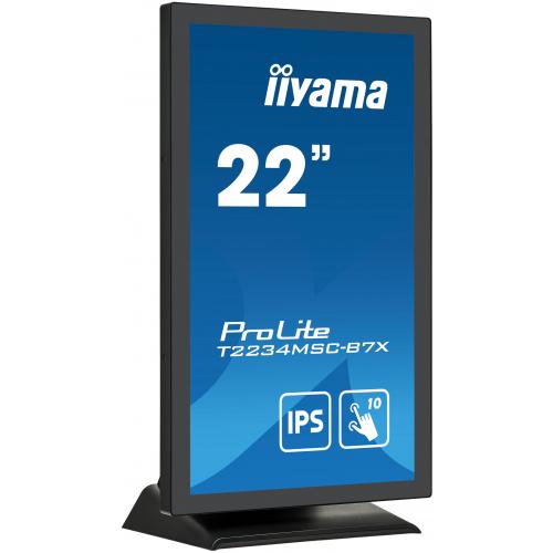 Monitor LED Iiyama T2234MSC-B7X, 21.5inch, 1920x1080, 8ms, Black