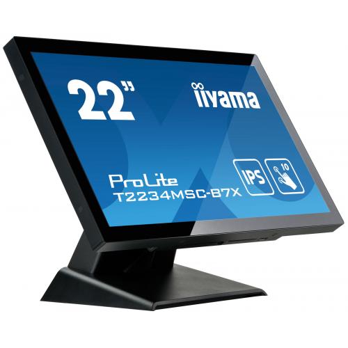 Monitor LED Iiyama T2234MSC-B7X, 21.5inch, 1920x1080, 8ms, Black