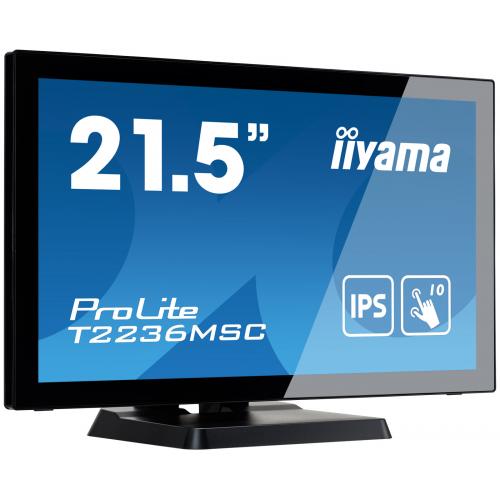 Display Interactiv Iiyama Seria ProLite T2236MSC-B3, 21.5inch, 1920x1080pixeli, Black