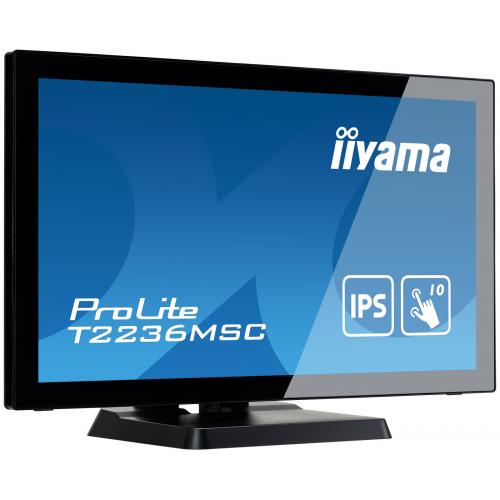 Display Interactiv Iiyama Seria ProLite T2236MSC-B3, 21.5inch, 1920x1080pixeli, Black