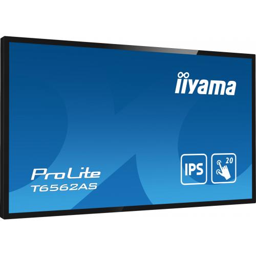 Display Interactiv Iiyama T6562AS-B1, 65inch, 3840x2160pixeli, Android OS, Black