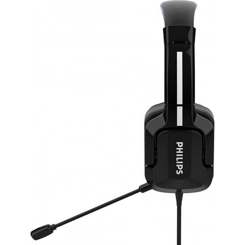 Casti cu microfon Philips TAGH401BL, USB-A, Black