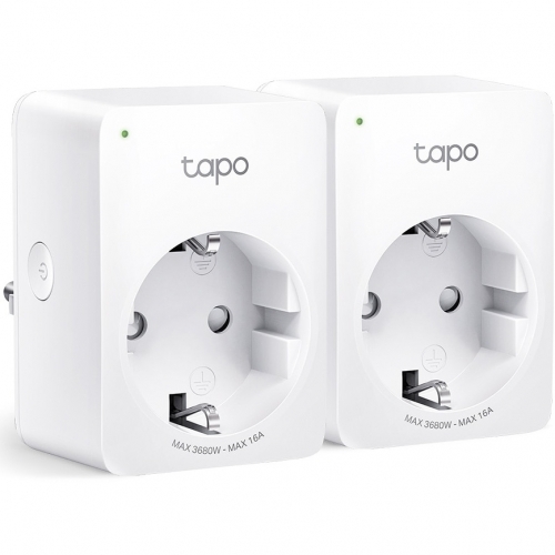 TP-Link MINI SMART WI-FI SOCKET TAPO P110(2-PACK), Protocol: IEEE 802.11b/g/n, Bluetooth 4.2 (doar pentru onboarding), 2.4 GHz, Cerințe de sistem: Android 4.4 sau o versiune mai recentă, iOS 9.0 sau o versiune mai recentă, Cerinte de alimentare: AC 220-24