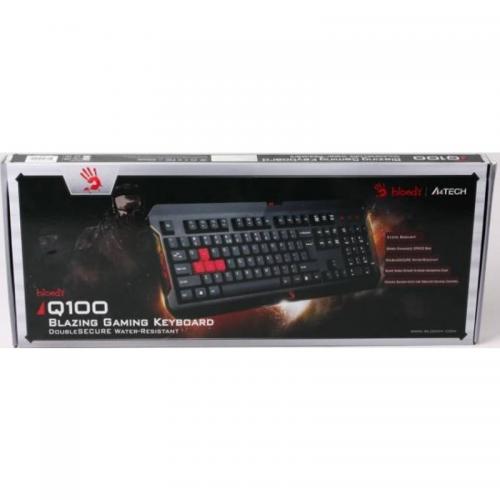 Tastatura A4Tech Bloody Q100, USB, Black