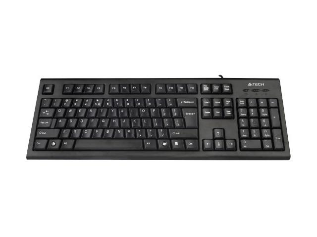 Tastatura A4TECH KRS-85-USB, cu fir, negru