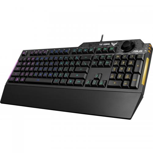 Tastatura ASUS TUF Gaming K1 RGB LED, USB, Black