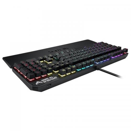 Tastatura Asus TUF K3 RGB LED, USB, Black
