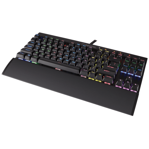 Tastatura Corsair K65 LUX RGB LED Cherry MX Red, USB, Black