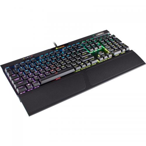 Tastatura Corsair K70 RGB LED MK.2 Cherry MX Red, USB, Black
