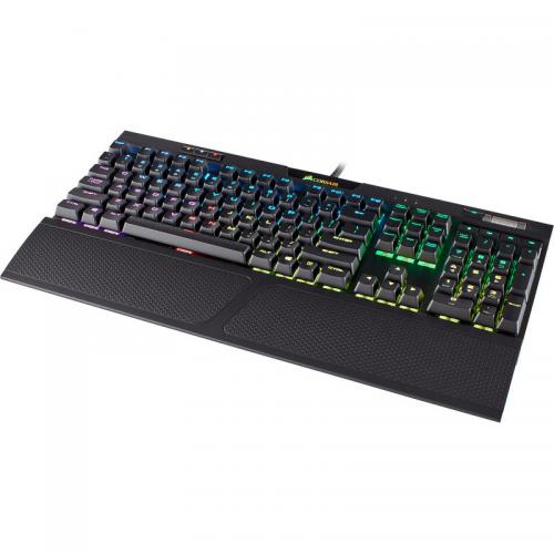 Tastatura Corsair K70 RGB LED MK.2 RAPIDFIRE Cherry MX Speed, USB, Black