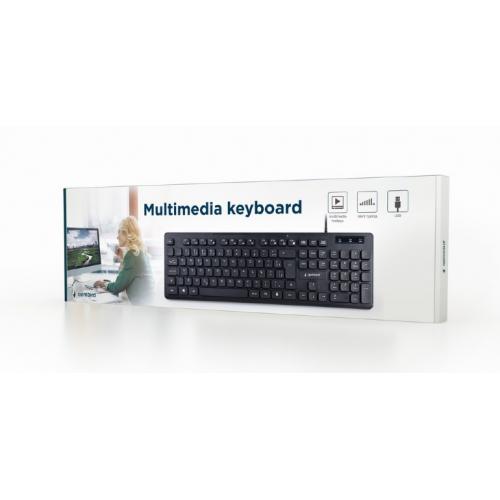 Tastatura Gembird KB-MCH-04, USB, Black