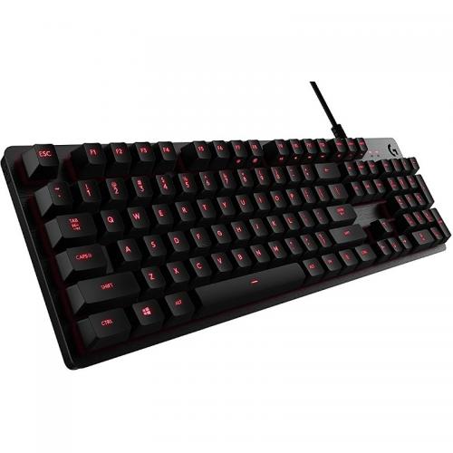 Tastatura Logitech G413, Red LED, USB, Layout US, Carbon