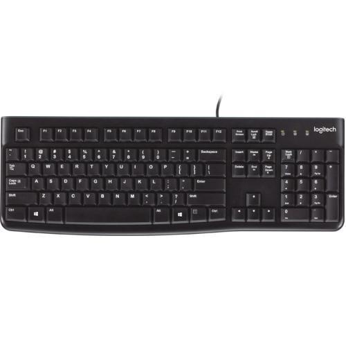 Tastatura Logitech K120, USB, Layout UK, Black