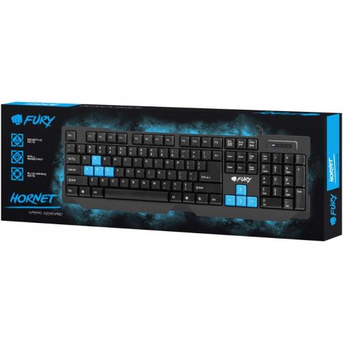 Tastatura Natec Fury Hornet, USB, Black