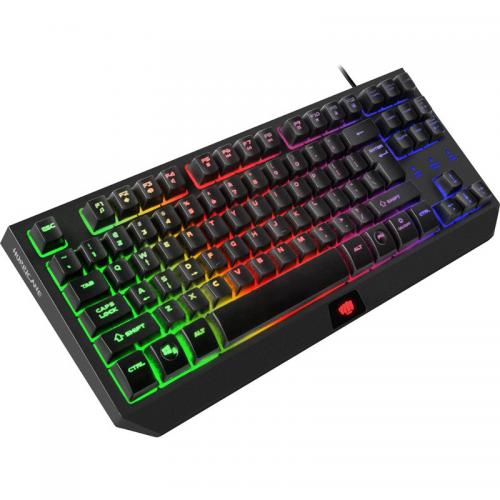 Tastatura Natec Fury Hurricane TKL, RGB LED, USB, Black