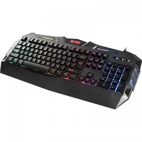 Tastatura Natec Fury Spitfire, RGB LED, USB, Black