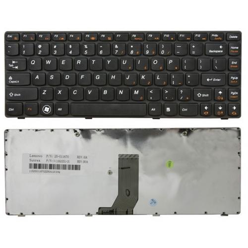 Tastatura Notebook Lenovo Z370 RU Blue Frame Black 9Z.N5TSQ.L0R