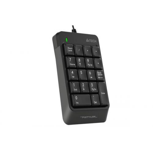 Tastatura numerica A4Tech Fstyler FK13, USB, Black