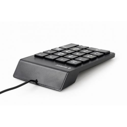 Tastatura numerica Gembird KPD-U-02, USB, Black