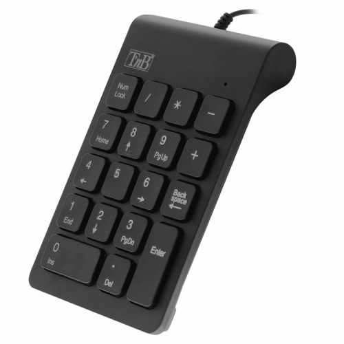 Tastatura numerica TnB MPV1, USB, Black