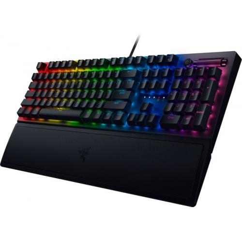 Tastatura Razer BlackWidow V3 Green Switch, RGB LED, USB, Black