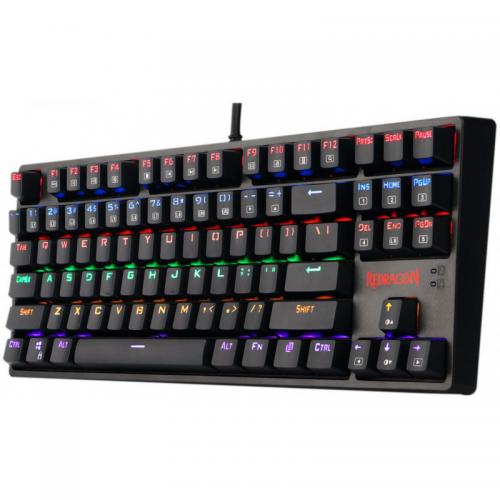 Tastatura Redragon Daksa, RGB LED, USB, Black