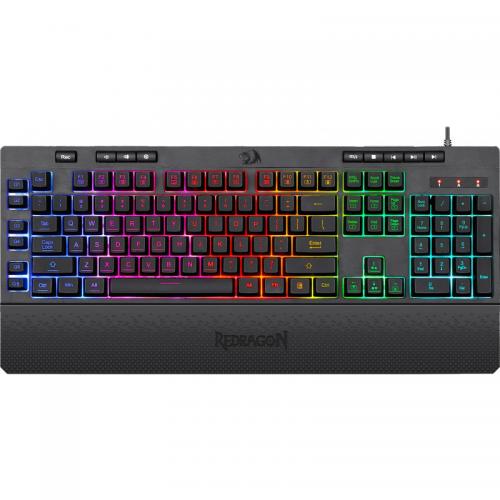 Tastatura Redragon Shiva, RG LED, USB, Black
