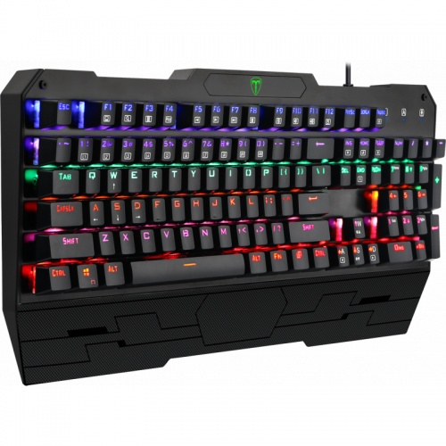 Tastatura T-Dagger Battleship, RGB LED, USB, Black