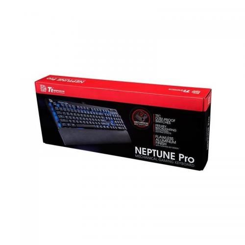 Tastatura Thermaltake Tt eSPORTS Neptune Pro TTC Blue Switch, Blue LED, USB, Black