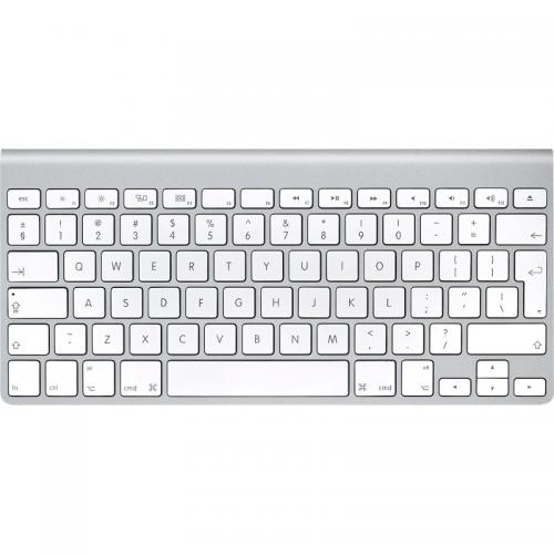 Tastatura Wireless Apple MC184Z-B, Bluetooth, Silver