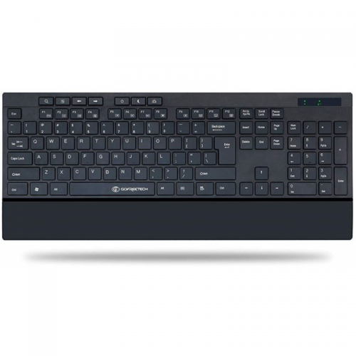 Tastatura wireless Gofreetech GFT-K002, USB, Black