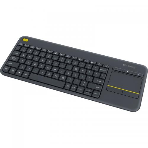 Tastatura Wireless Logitech K400, USB, Black